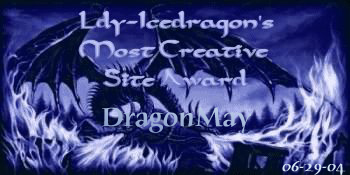 Lady IceDragon Most Creative Award