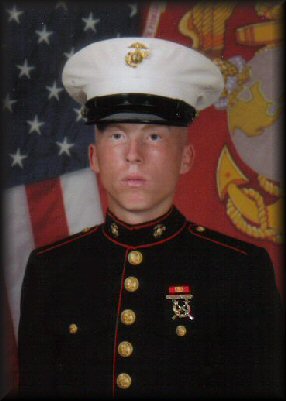 My middle son Andrew's Marine picture