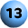Image of Numbered Ball 13