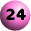 Image of Numbered Ball 24