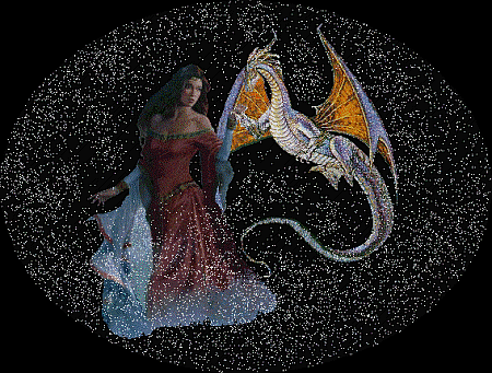 DragonMay and his Lady Dancing in the snow